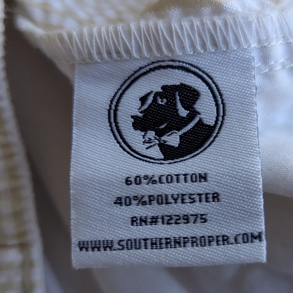 Southern Proper - The Seersucker Short in Tan (Men's XL) - Picture 8 of 8